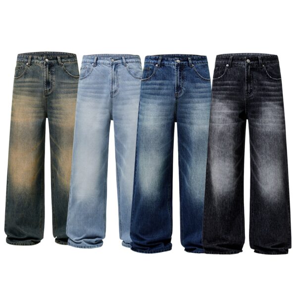 Men's Korean-style Straight Jeans - Image 2
