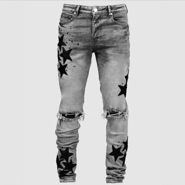 Men's Slim Stretch XINGX Fashion Jeans - Image 2