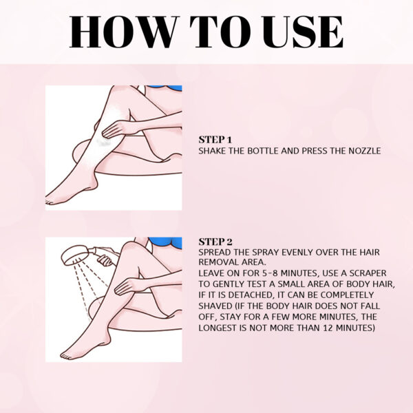 30ml 100ml Hair Removal Spray Depilatory Armpit Hair And Legs Hair Foam Mousse And Removal Is Gentle Hair Cream Spray Non-irritating - Image 3