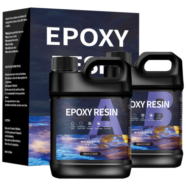 Transparent Epoxy Resin AB Crystal Glue - Image 5