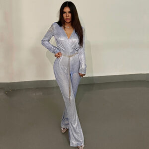Ladies' Chain Belt Trousers For Foreign Trade