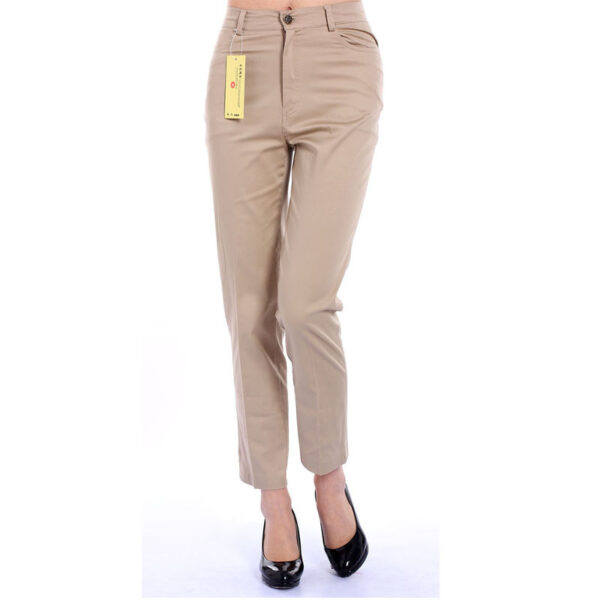 Ladies Casual Cotton Cropped Trousers All-match - Image 3