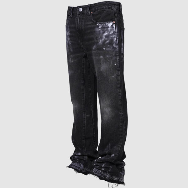 Men's Fashion Stretch Embroidery Straight-leg Denim Straight-leg Pants - Image 4