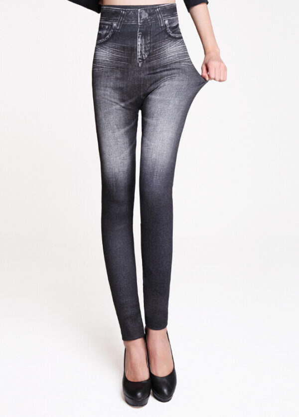 fashion women jean leggings - Image 5