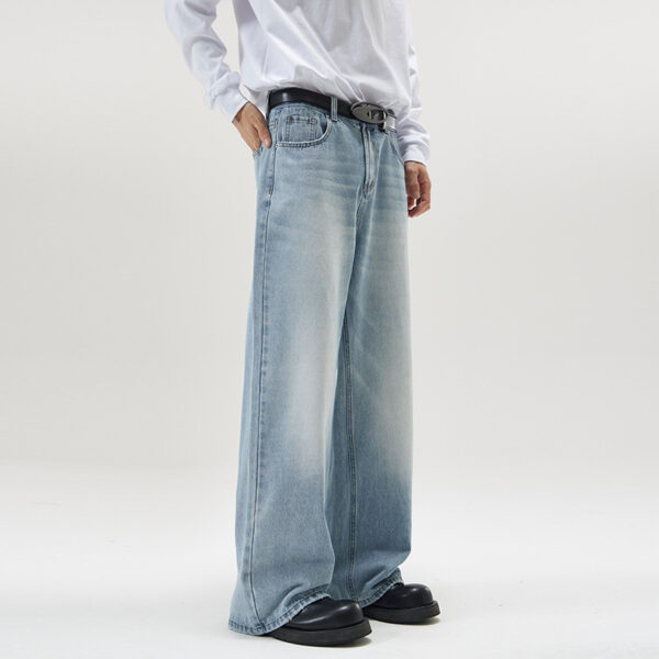 Men's Korean-style Straight Jeans - Image 4