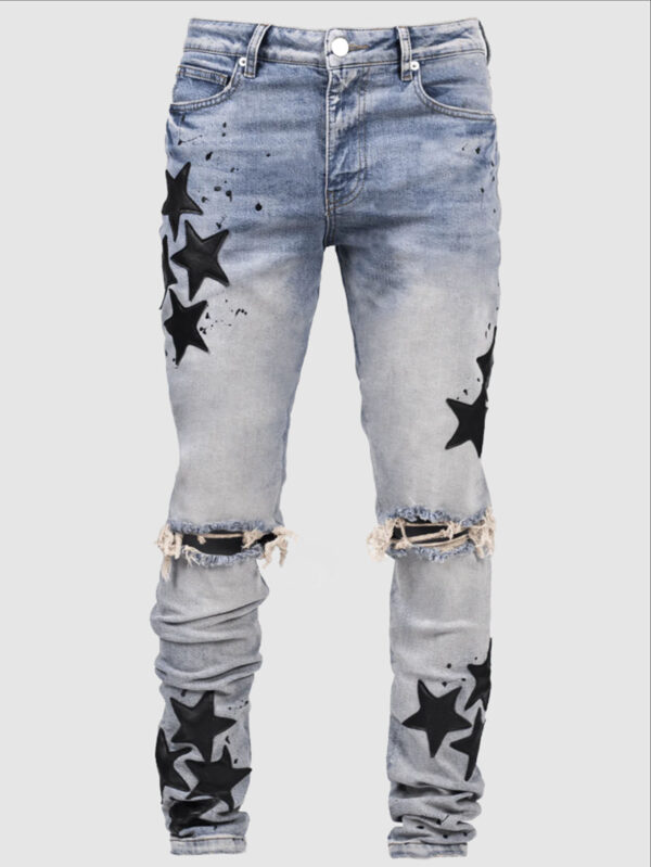 Men's Slim Stretch XINGX Fashion Jeans - Image 3