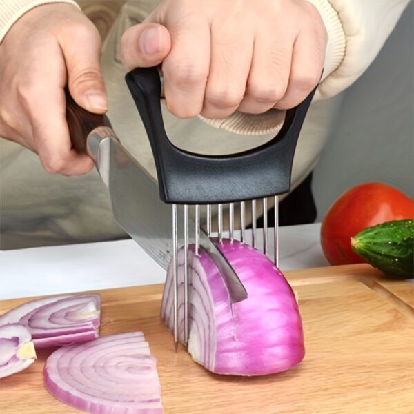 Onion Slicer Holder, Onion Holder For Slicing - Image 2