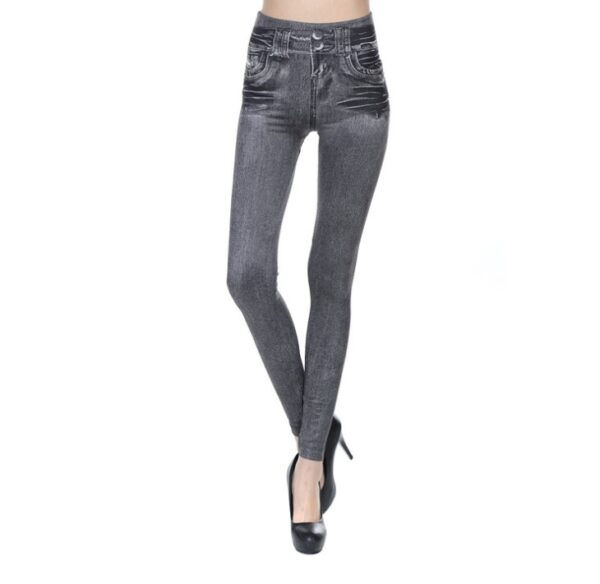 fashion women jean leggings - Image 4