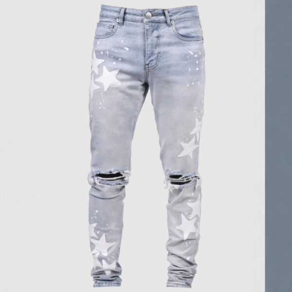 Men's Slim Stretch XINGX Fashion Jeans - Image 6