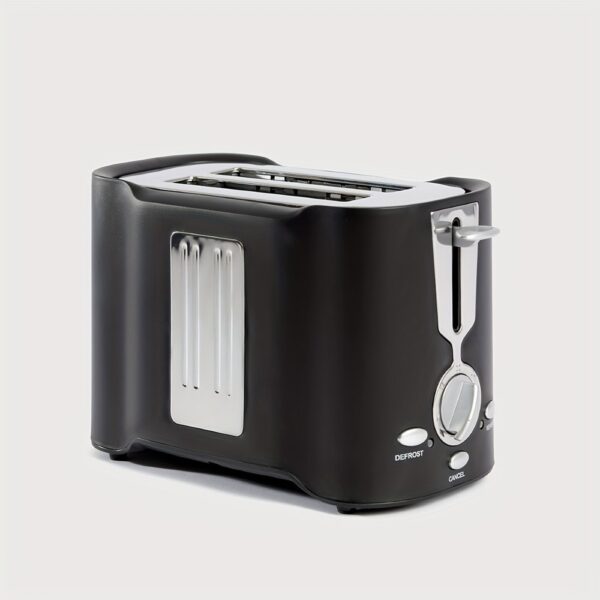 2 Slice Toaster, Quick & Even Results Every Time, Wide Slots Fit Any Size Bread Drop-Down Crumb Tray For Easy Clean Up, Stainless - Image 3