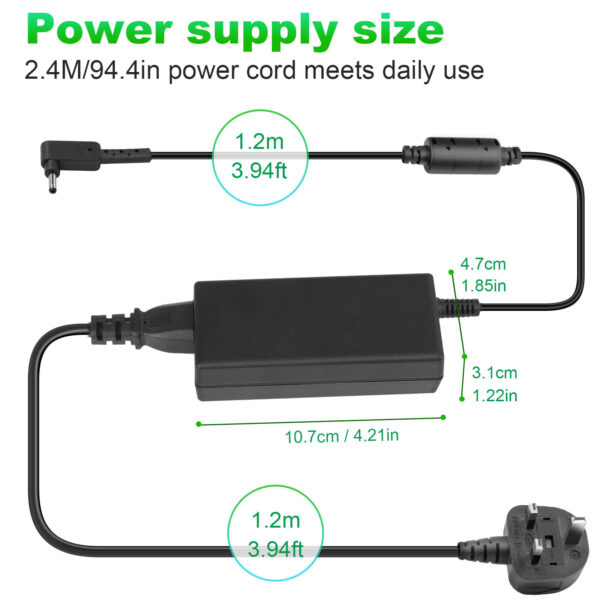 For Aspire 3 A315-58 A315-22 A315-34 N20C5 45W Laptop Power Adapter Charger - Image 3