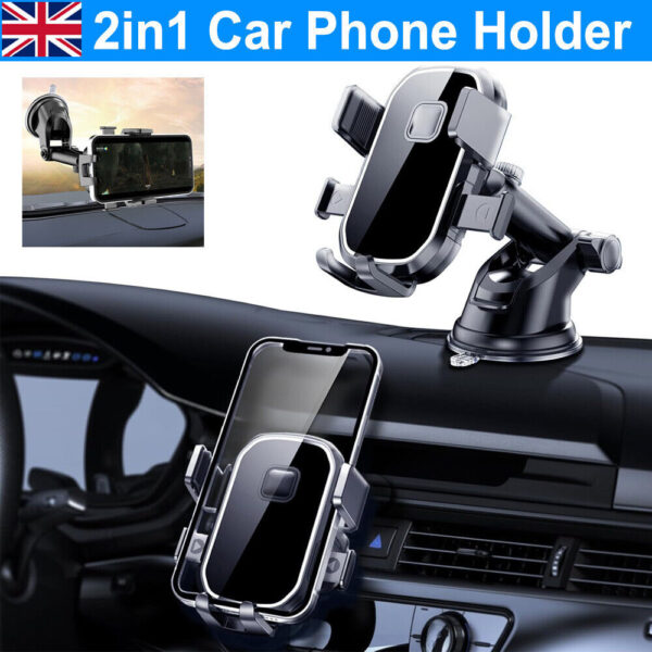 Universal Car Phone Holder 360 Windscreen Suction Mount GPS Stand Cradle UK NEW - Image 9