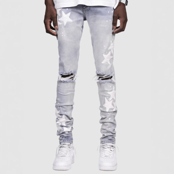 Men's Slim Stretch XINGX Fashion Jeans - Image 8