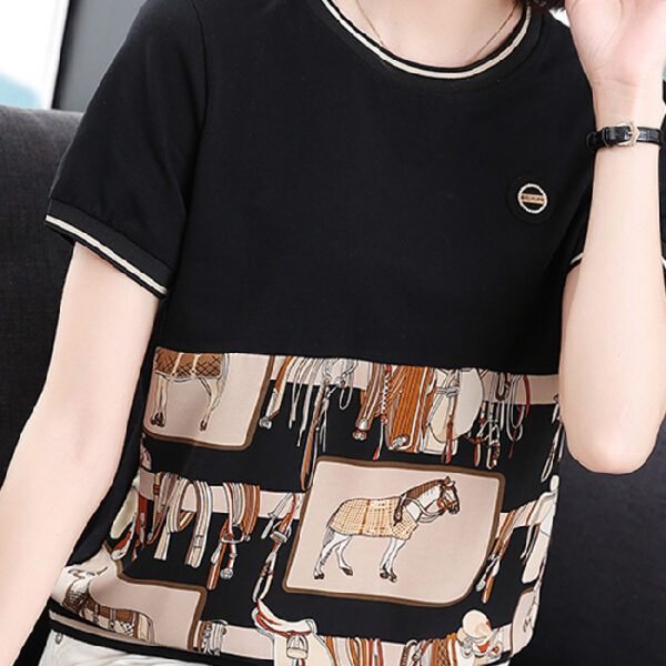 Summer Plus Size T-shirt Women's Clothing - Image 6
