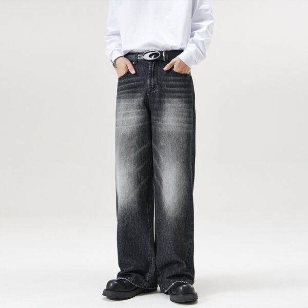 Men's Korean-style Straight Jeans - Image 3