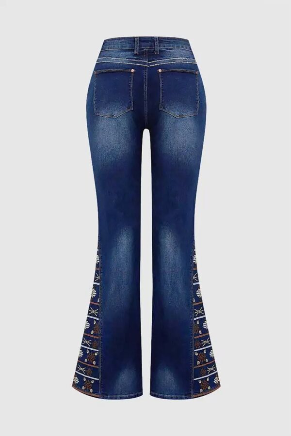 Women's High-Waist Heavily Ripped Jeans, Wide-Leg Full-Length Jeans With A Destroyed Streetwear Finish, Light-Wash Denim For All Seasons Forbidden Platform - Temu - Image 6