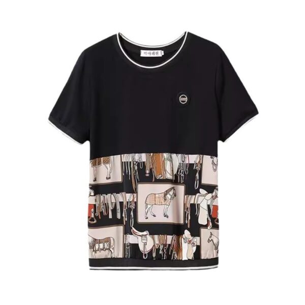 Summer Plus Size T-shirt Women's Clothing - Image 4