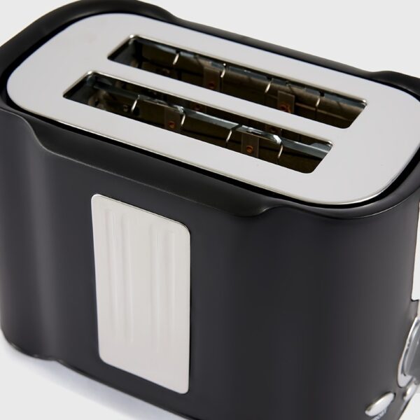 2 Slice Toaster, Quick & Even Results Every Time, Wide Slots Fit Any Size Bread Drop-Down Crumb Tray For Easy Clean Up, Stainless - Image 2