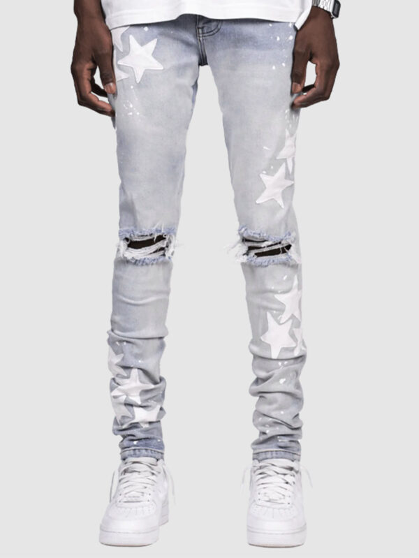 Men's Slim Stretch XINGX Fashion Jeans - Image 5