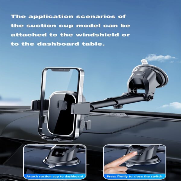 Universal Car Phone Holder 360 Windscreen Suction Mount GPS Stand Cradle UK NEW - Image 4