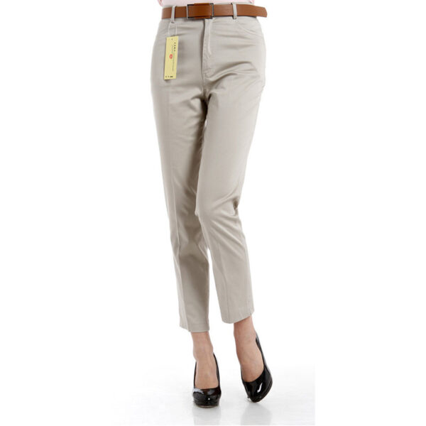 Ladies Casual Cotton Cropped Trousers All-match - Image 5